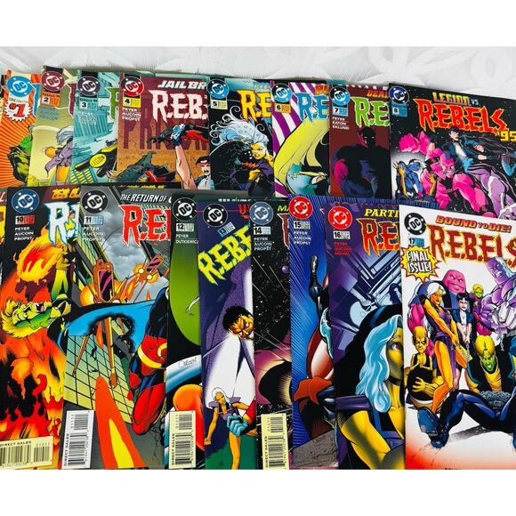Rebels ‘94 0 1-18 Set Lobo Team R.E.B.E.L.S. DC Comics - Picture 1 of 8